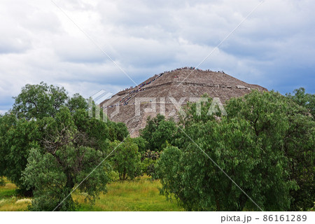 ラテンアメリカ最大の都市遺跡、メキシコのテオティワカン Teotihuacan 86161289