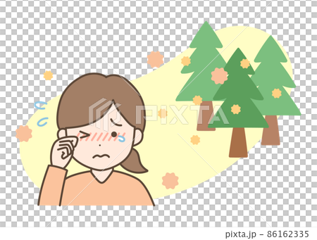 Itching of hay fever eyes Itching of hay fever eyes 86162335