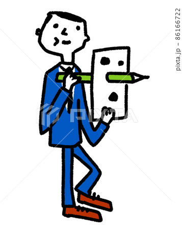 ヒラリーマン、白紙を突く 86166722