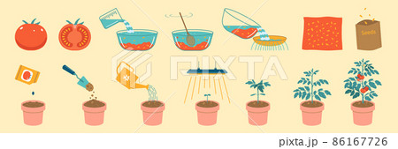 Agriculture Work Flat Set 86167726