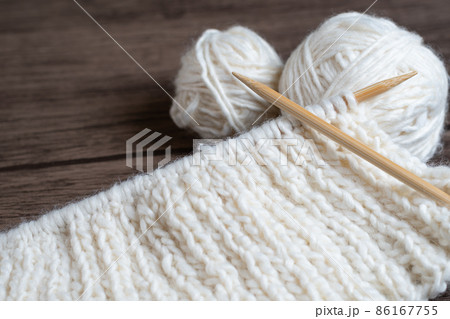 編み物　毛糸 86167755