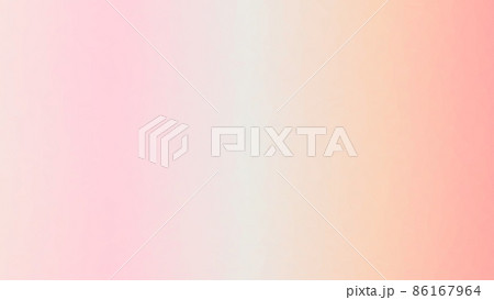 薄い桃色のグラデーションによるポリゴン背景 86167964