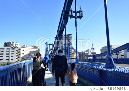 2021年、東京都　隅田川の風景 86169848