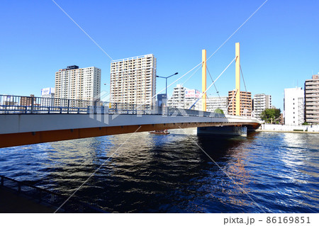 2021年、東京都　隅田川の風景 86169851