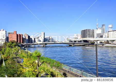 2021年、東京都 隅田川の風景 2021年、東京都 隅田川の風景 86169856