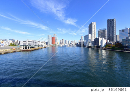 2021年、東京都 隅田川の風景 2021年、東京都 隅田川の風景 86169861