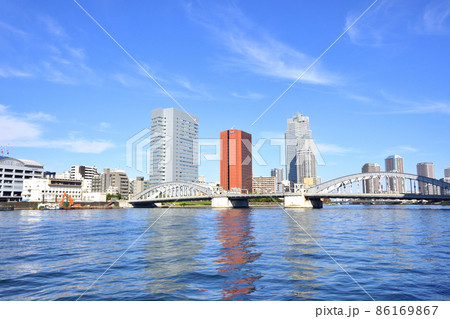 2021年、東京都　隅田川の風景 86169867