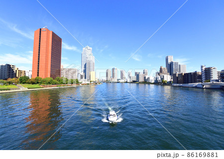 2021年、東京都 隅田川の風景 2021年、東京都 隅田川の風景 86169881