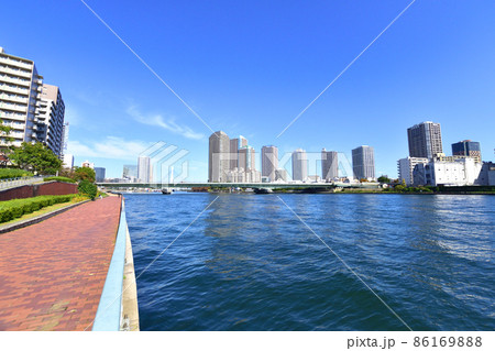 2021年、東京都　隅田川の風景 86169888