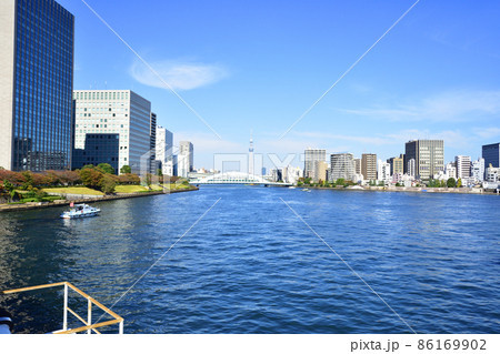 2021年、東京都 隅田川の風景 2021年、東京都 隅田川の風景 86169902