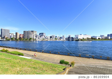 2021年、東京都 隅田川の風景 2021年、東京都 隅田川の風景 86169904