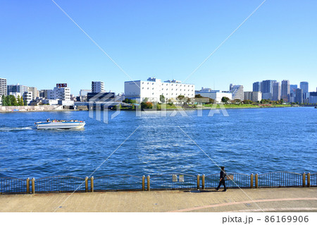2021年、東京都 隅田川の風景 2021年、東京都 隅田川の風景 86169906