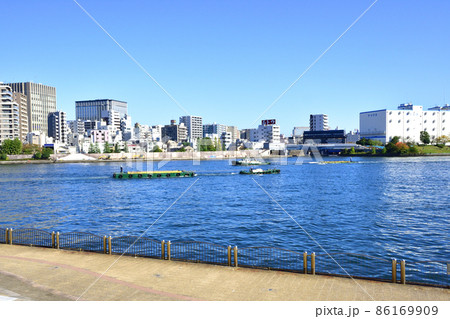 2021年、東京都　隅田川の風景 86169909