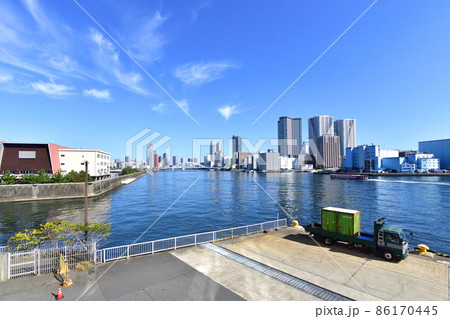 2021年、東京都　隅田川の風景 86170445