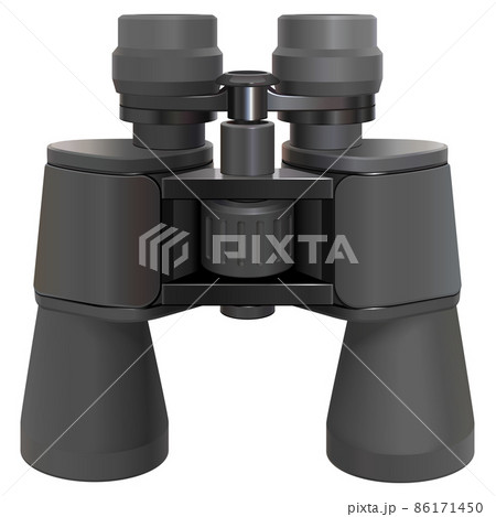 Vector Black Binoculars Icon Vector Black Binoculars Icon 86171450
