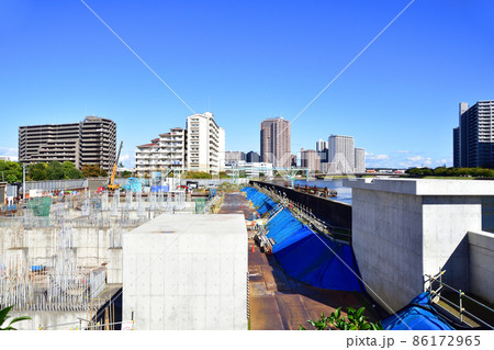 2021年、東京都 隅田川の風景 2021年、東京都 隅田川の風景 86172965