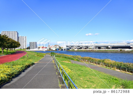 2021年、東京都　隅田川の風景 86172988