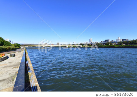 2021年、東京都 隅田川の風景 2021年、東京都 隅田川の風景 86173020