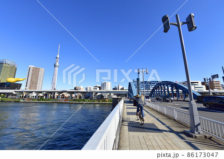 2021年、東京都 隅田川の風景 2021年、東京都 隅田川の風景 86173047