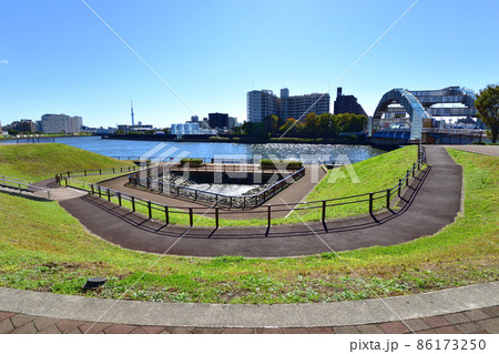 2021年、東京都 隅田川の風景 2021年、東京都 隅田川の風景 86173250