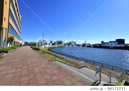 2021年、東京都　隅田川の風景 86173251