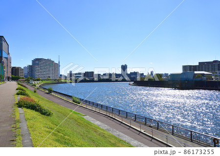 2021年、東京都　隅田川の風景 86173255