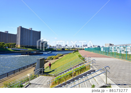 2021年、東京都 隅田川の風景 2021年、東京都 隅田川の風景 86173277
