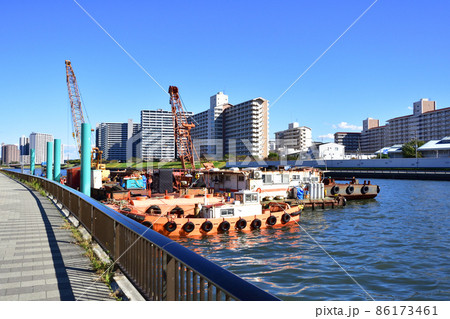 2021年、東京都 隅田川の風景 2021年、東京都 隅田川の風景 86173461
