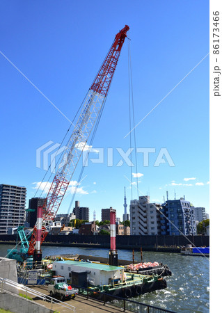 2021年、東京都　隅田川の風景 86173466