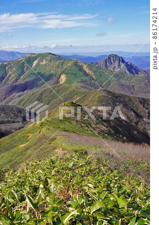 朝日岳から七ツ小屋山への稜線 朝日岳から七ツ小屋山への稜線 86174214