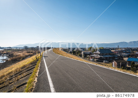 《愛知県》木曽川風景　 86174978