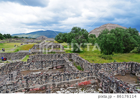 ラテンアメリカ最大の都市遺跡、メキシコのテオティワカン Teotihuacan 86176114