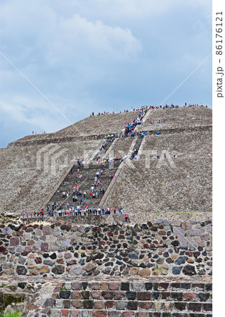 ラテンアメリカ最大の都市遺跡、メキシコのテオティワカン Teotihuacan 86176121