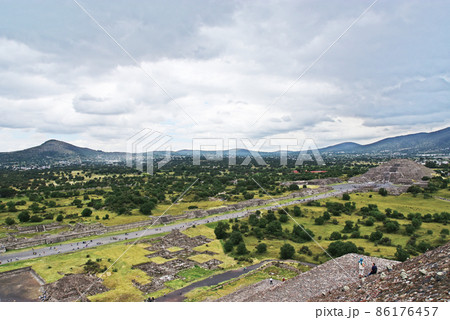 ラテンアメリカ最大の都市遺跡、メキシコのテオティワカン Teotihuacan 86176457
