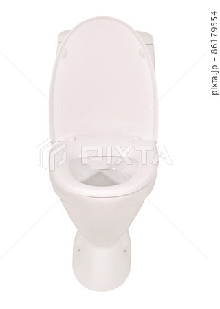 White toilet bowl (Clipping path) White toilet bowl (Clipping path) 86179554