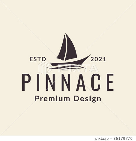 vintage pinnace logo design vector graphic symbol icon illustration creative idea vintage pinnace logo design vector graphic symbol icon illustration creative idea 86179770