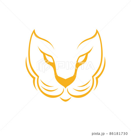 face minimalist tiger logo design vector graphic symbol icon sign illustration creative idea face minimalist tiger logo design vector graphic symbol icon sign illustration creative idea 86181730