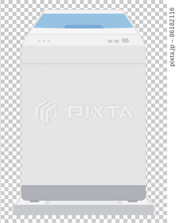 Illustration of washing machine_with washing pan Illustration of washing machine_with washing pan 86182116