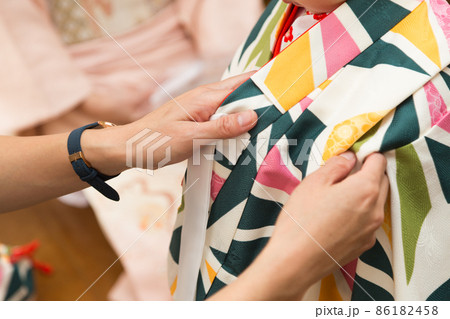 子供の着物着付け 子供の着物着付け 86182458