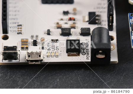 microchip - an electronic board with connectors 86184790