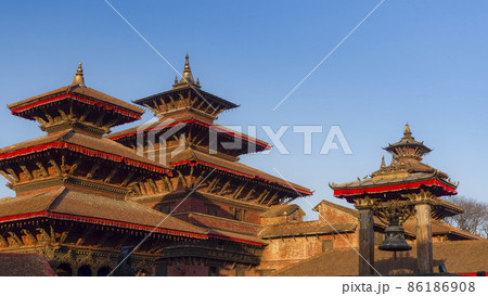 ネパール パタン ダルバール広場周辺の寺院群 Durbar Square, Patan, Nepal 86186908