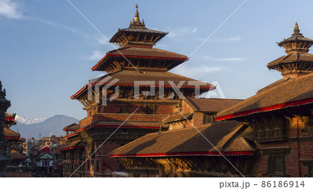 ネパール パタン ダルバール広場周辺の寺院群 Durbar Square, Patan, Nepal 86186914
