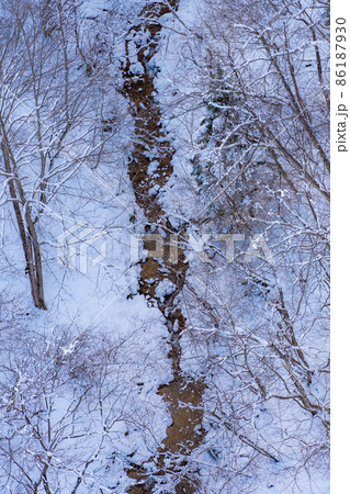 冬の高瀬渓谷【長野県】 86187930