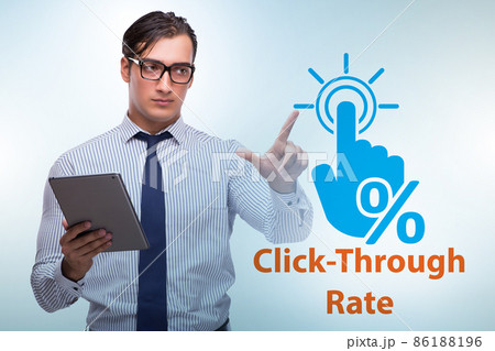 CTR click through rate concept with business people 86188196