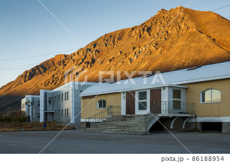 View of the buildings in the northern town 86188954