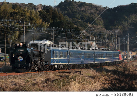 南房総を駆け抜けた快速「SL館山号」_2017/1/21撮影 南房総を駆け抜けた快速「SL館山号」_2017/1/21撮影 86189093