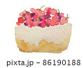 水彩画のベリーケーキ 86190188