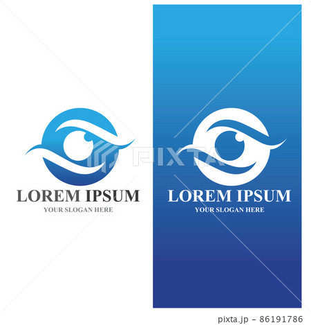 Eye care logo and symbols template vector icons app.. 86191786