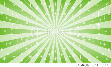 集中線 光線 緑色 16:9 集中線 光線 緑色 16:9 86192227