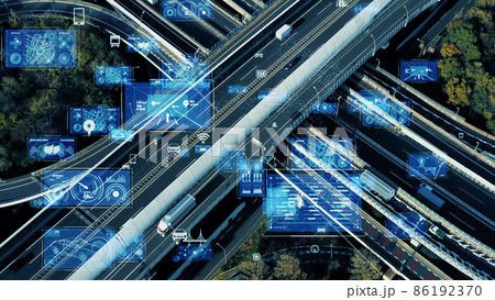 交通とテクノロジー 86192370